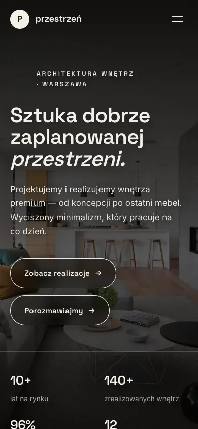 Podgląd strony Przestrzeń