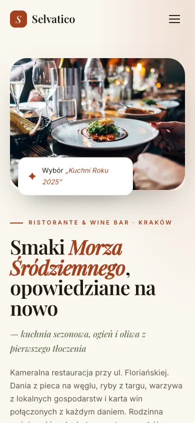 Podgląd strony Selvatico